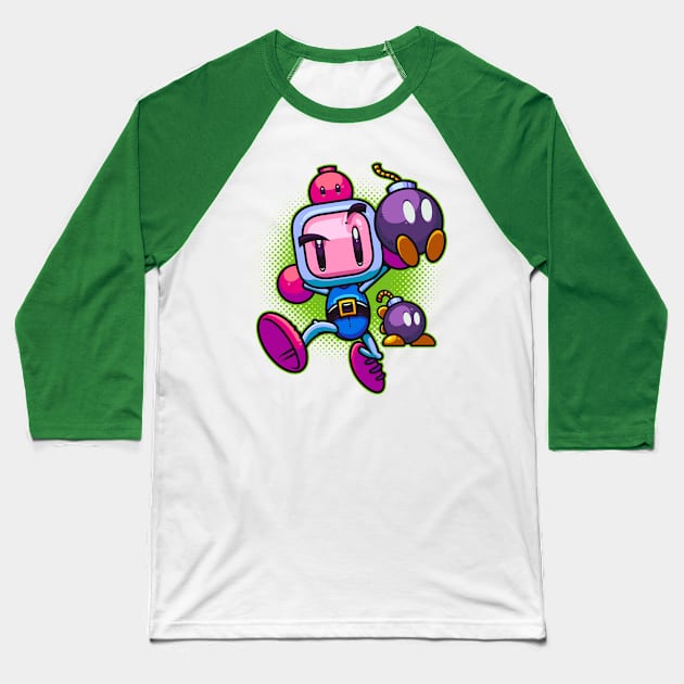 Bombs Away Baseball T-Shirt by ArtisticDyslexia